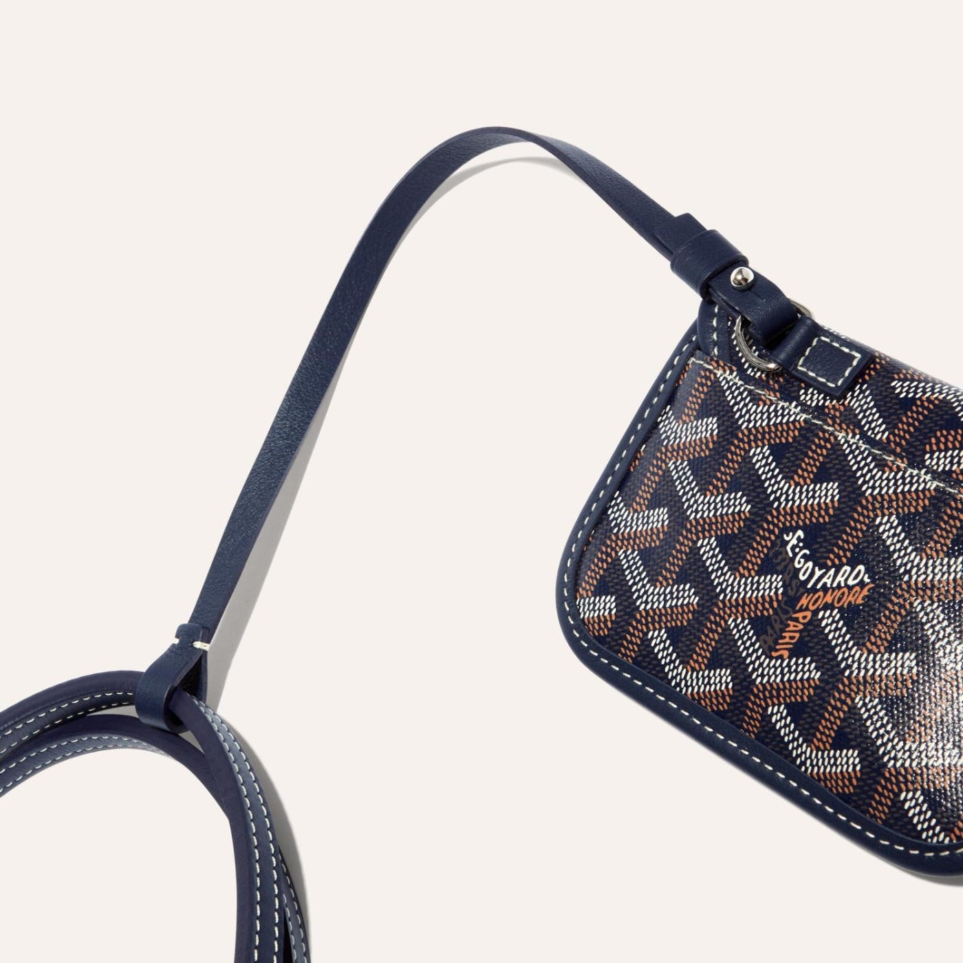 Goyard Anjou Mini Bag Navy Blue - Image 4